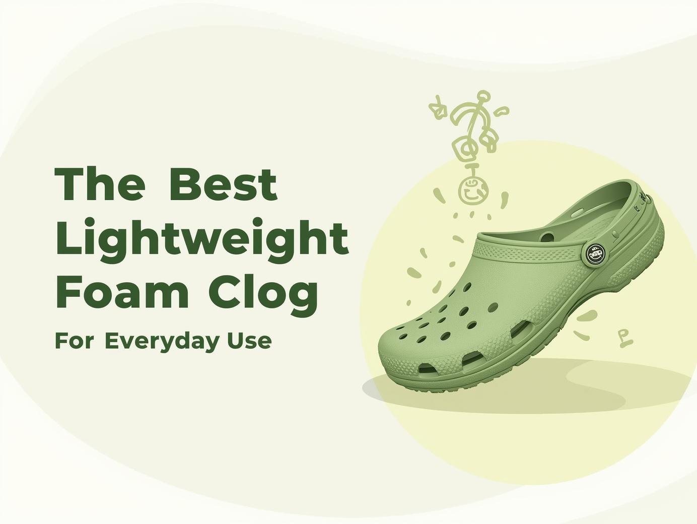 lightweight foam clog